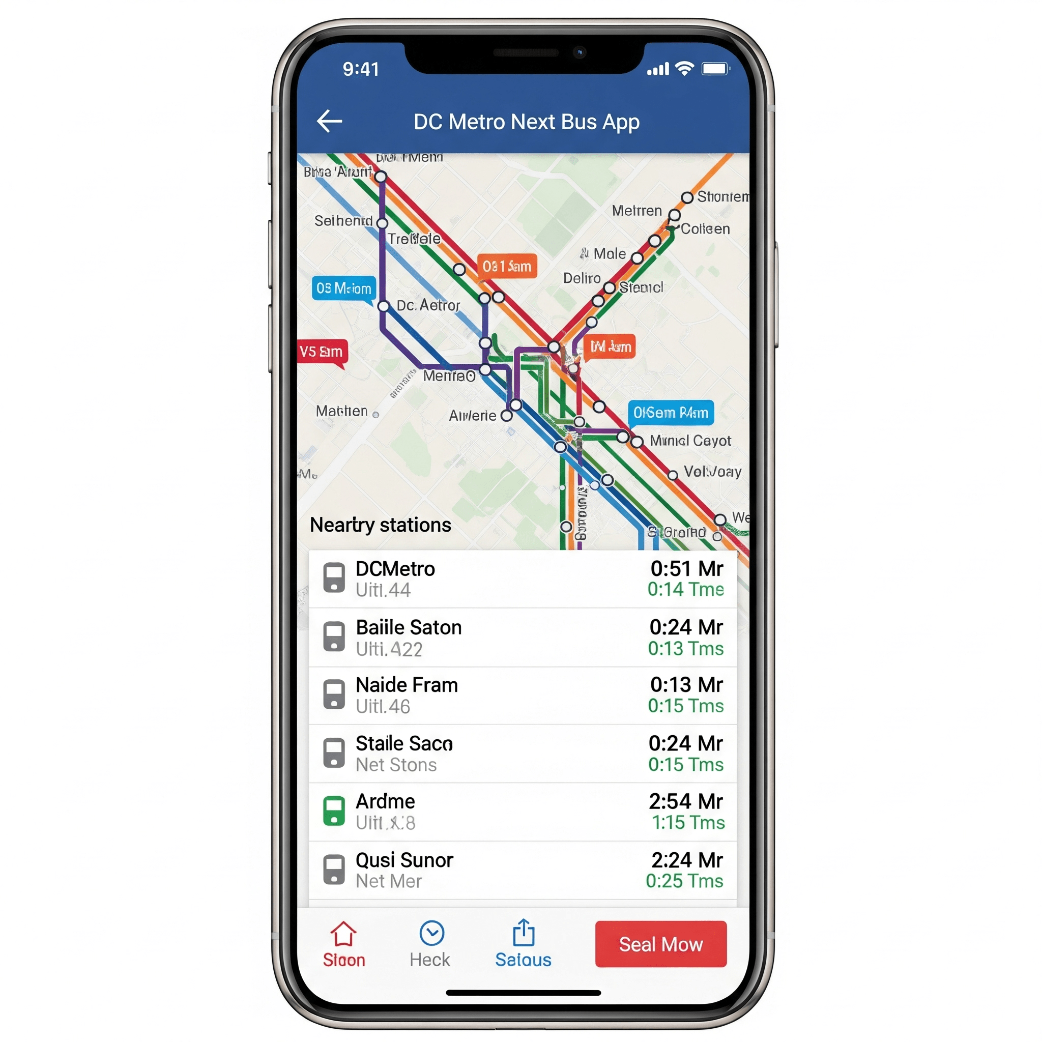 DC Metro Next Bus App