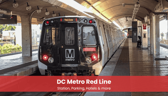 DC Metro Red Line Map, Stations, Parking & more
