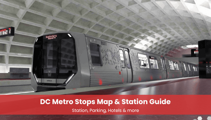 DC Metro Stops Map & Station Guide Red, Blue, Yellow & More