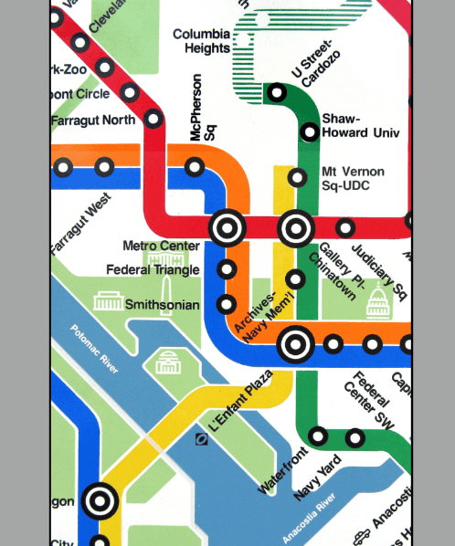 DC Metro Station Map