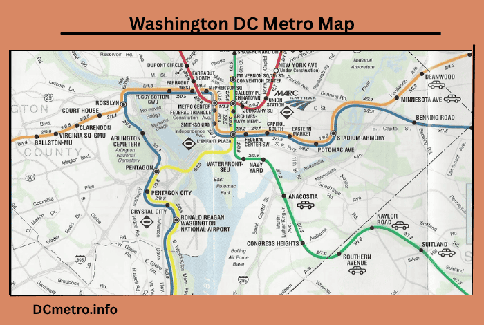 Washington DC Metro Map